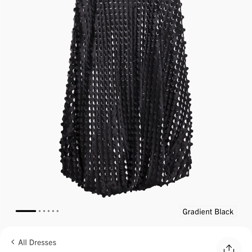 Helmut Lang double bubble dress NWT